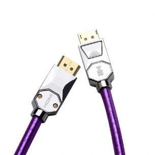 開博爾dp轉(zhuǎn)hdmi線電腦接電視4K60Hz顯示器投影儀連接線5米高清線