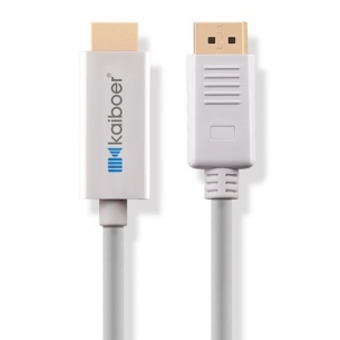 開博爾DP轉(zhuǎn)HDMI線公對公1080P電腦接電視機顯卡接高清投影連接線