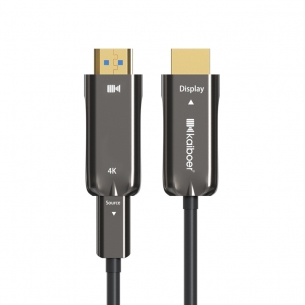 開博爾光纖micro hdmi轉(zhuǎn)hdmi線易穿管工程線PS4筆記本電腦平板相機(jī)攝像機(jī)連接顯示器電視投影儀4K同屏高清線