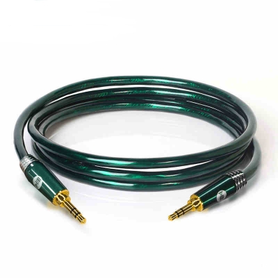 開博爾鍍銀3.5mm公對公發燒級耳機線音響線電腦手機車載AUX音頻線