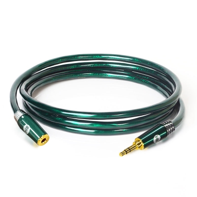 開博爾鍍銀3.5mm公轉母音頻線HIFI耳機延長線手機電腦加長連接線