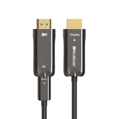 開博爾光纖micro hdmi轉hdmi線易穿管工程線PS4筆記本電腦平板相機攝像機連接顯示器電視投影儀4K同屏高清線