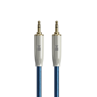 開博爾aux音頻線3.5mm公對公6N單晶銅鍍銀線芯車載雙頭音頻連接線