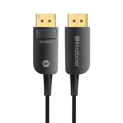 開博爾純光纖dp線1.4版4k144hz顯卡顯示器游戲電競8K60電腦連接線
